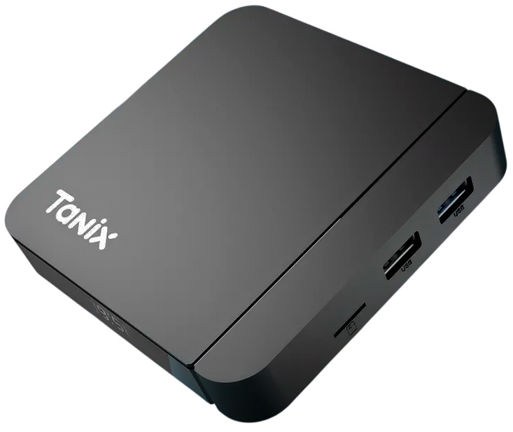 Tanix W2 — Android TV медиаприставка с пультом